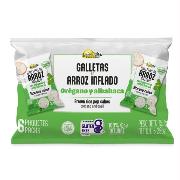 Img para pág web - Sixpack de O+A Galletas de Arroz Inflado