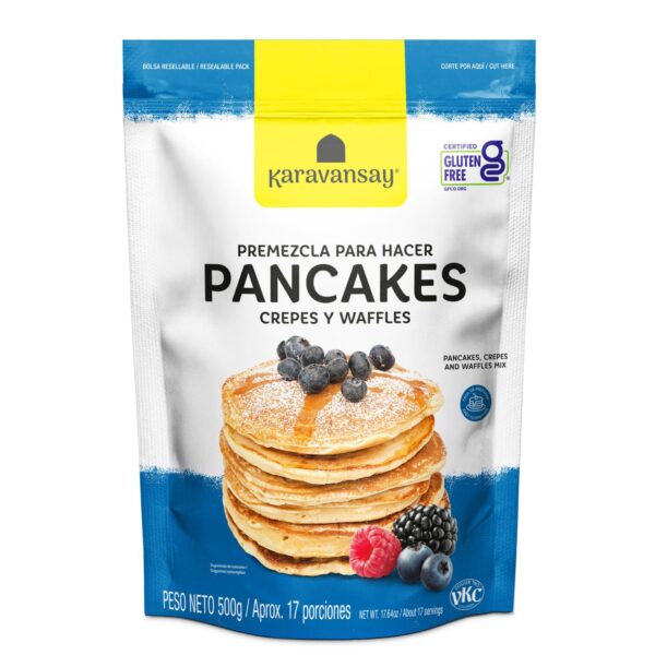 premezcla natural Pre Mezcla de Pancakes, Wafles y Crepes
